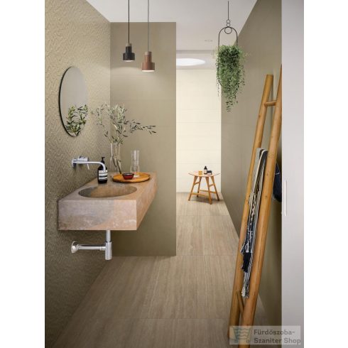Marazzi Mystone Travertino Classico Rett.60x120 cm-es padlólap M9EK