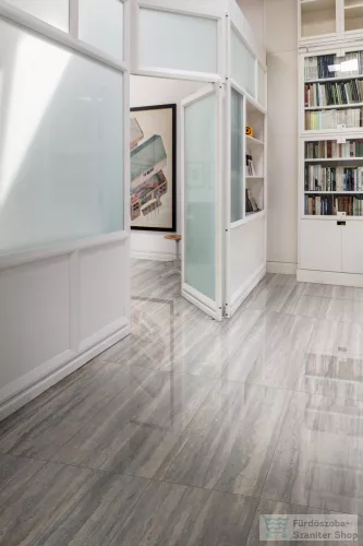 Marazzi Mystone Travertino Silver Lux Rett.60x120 cm-es padlólap M9FW