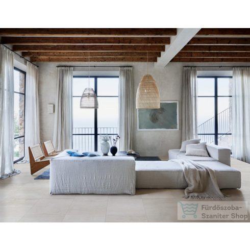 Marazzi Mystone Travertino Navona Rett.60x60 cm-es padlólap M9G3