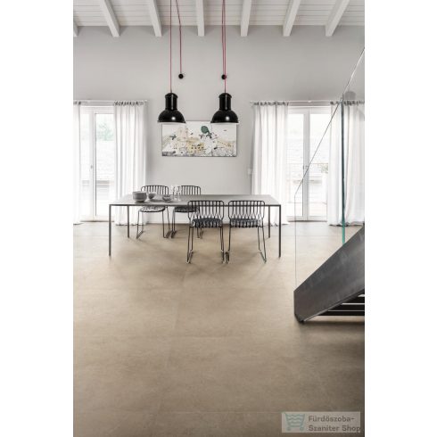Marazzi Mystone Limestone Sand Rett.120x120x0,6 cm-es padlólap M9HC
