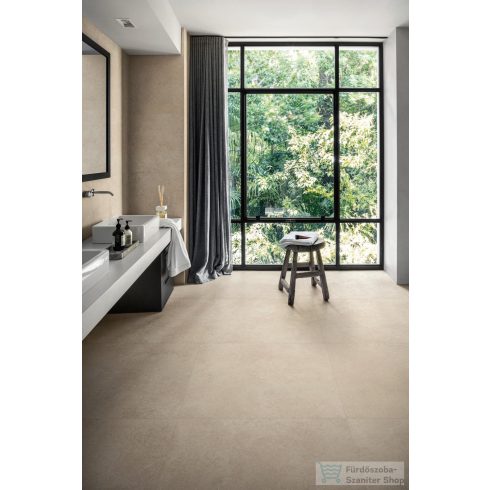 Marazzi Mystone Limestone Sand Rett.120x120x0,6 cm-es padlólap M9HC