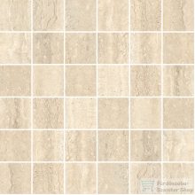   Marazzi Mystone Travertino Classico Mosaico 30x30 cm-es padlólap M9NY