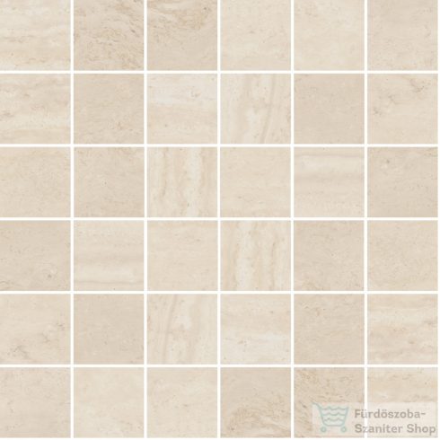 Marazzi Mystone Travertino Navona Mosaico 30x30 cm-es padlólap M9NZ