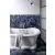 Marazzi Allmarble Sodalite Blu Lux Mosaico Ventaglio 29,8x29,8 cm-es padlólap M9PE