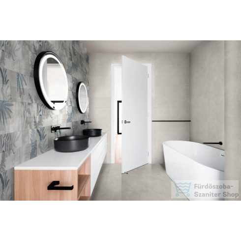 Marazzi Stream Decoro Fierce White 25x76 cm-es falicsempe M9Q1
