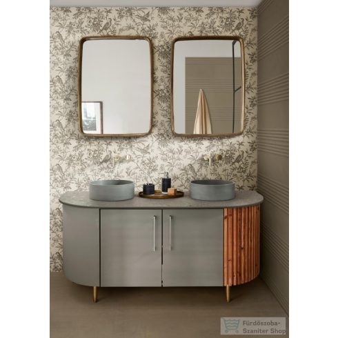 Marazzi Cementum Olive Rett. 60x120 cm-es padlólap M9SR