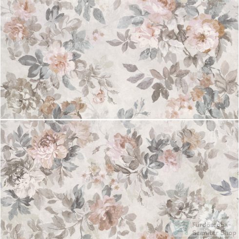 Marazzi Cementum Ash Pannello Spring 120x120 cm-es fali csempe M9V6