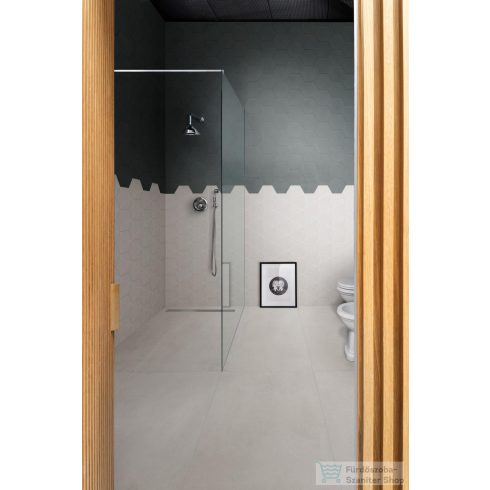 Marazzi Cementum Ash Decoro Acro 21x18,2 cm-es padlólap M9VY
