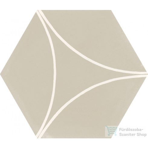 Marazzi Cementum Sand Decoro Acro 21x18,2 cm-es padlólap M9VZ