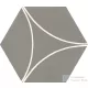Marazzi Cementum Lead Decoro Acro 21x18,2 cm-es padlólap M9W1