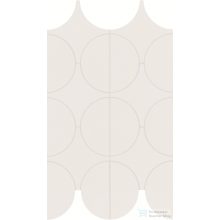   Marazzi Cementum Ash Mosaico Cerchi 23,8x41,4 cm-es padlólap M9XZ