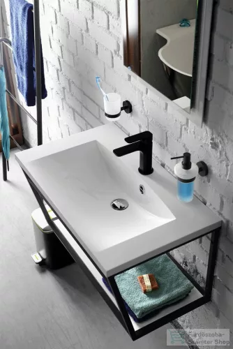 Sapho MARIA mosdó 75x46cm, öntöttmárvány, fehér MA075