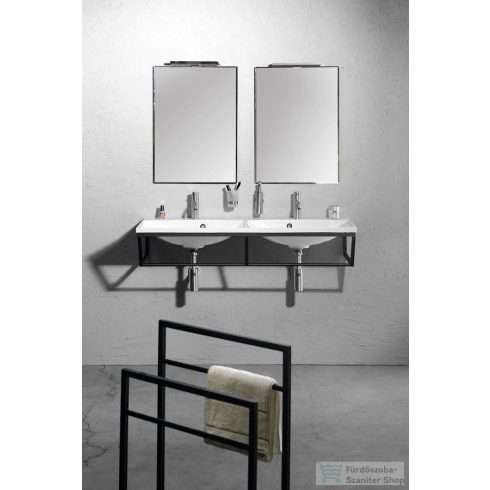 Sapho MARIA duplamosdó 120x46cm, öntöttmárvány, fehér MA120