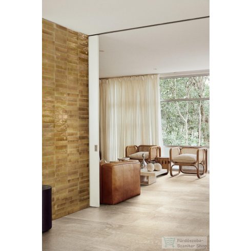 Marazzi Lume Beige Lux 6x24 cm-es padlólap és fali csempe MA9K