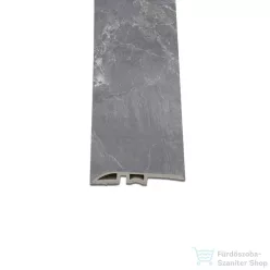   Leziter Vinyl SPC padló szintkiegyenlítő Fjord márvány mintás sötét szürke 2400x45x8 mm MAD-KE