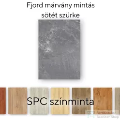   Leziter Fjord márvány mintás sötét szürke Vinyl SPC padló minta/db MAD-MINT