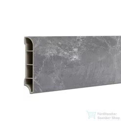   Leziter Vinyl SPC padlószegély Fjord márvány mintás sötét szürke 2400x60x12 mm MAD-SZ