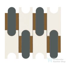   Marazzi Momenti Mosaico Puzzle Bianco 30,6x32,8 cm-es fali csempe MAL8