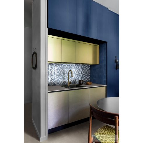 Marazzi Memoria Blu Sm 15x15 cm-es padlólap MANU