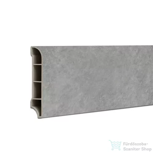 Leziter Vinyl SPC padlószegély Harbor beton szürke 2400x60x12 mm MAR-SZ
