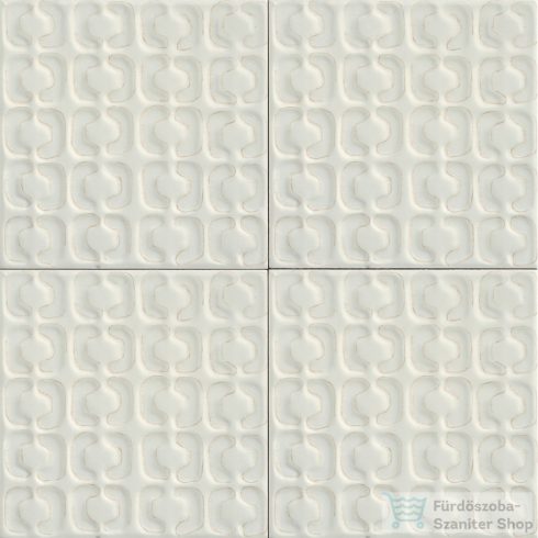 Marazzi Memoria Bianco Struttura Stamp 15x15 cm-es fali csempe MAY9