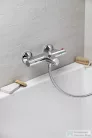 AQUALINE ACTION termosztátos kádtöltő csaptelep, króm MB106