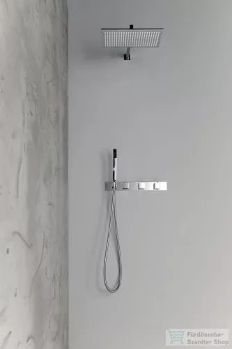 Sapho Mastermax Falsík alatti termosztatikus csaptelep kézi zuhany tartóval, króm MB453