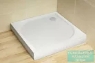 Radaway Paros C 100x100 szögletes műmárvány zuhanytálca ST 90 zuhanyszifonnal MBC1010-03-1