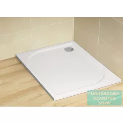   Radaway Paros D 120x80 szögletes műmárvány zuhanytálca ST 90 zuhanyszifonnal MBD8012-03-1