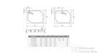 Radaway Paros D 100x90 szögletes műmárvány zuhanytálca ST 90 zuhanyszifonnal MBD9010-03-1