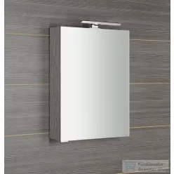   Sapho MIRRÓ tükrösszekrény LED világítással, jobbos/balos, 50x70x16cm, ezüst tölgy (MC050-0011)