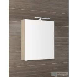   Sapho MIRRÓ tükrösszekrény LED világítással, jobbos/balos, 60x70x16cm, bardíni szilva (MC060-0013)