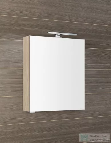 Sapho MIRRÓ tükrösszekrény LED világítással, jobbos/balos, 60x70x16cm, bardíni szilva (MC060-0013)