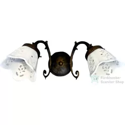   Sapho BRINDISI világítás, E14, 2x40W, 230 V, kerámia búra, bronz MC052