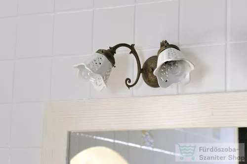 Sapho BRINDISI világítás, E14, 2x40W, 230 V, kerámia búra, bronz MC052