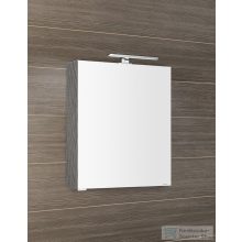   Sapho MIRRÓ tükrösszekrény LED világítással, jobbos/balos, 60x70x16cm, ezüst tölgy (MC060-0011)