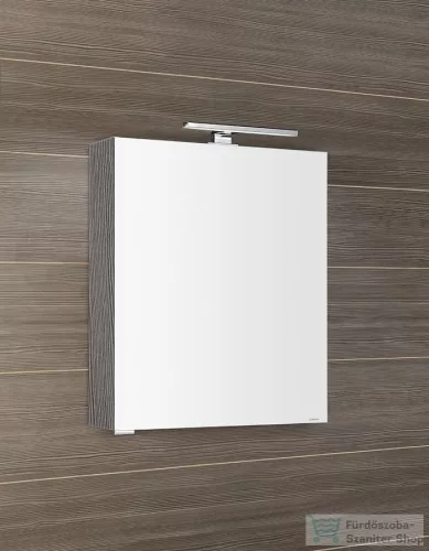 Sapho MIRRÓ tükrösszekrény LED világítással, jobbos/balos, 60x70x16cm, ezüst tölgy (MC060-0011)