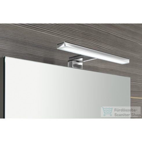 Sapho MIRRÓ tükrösszekrény LED világítással, jobbos/balos, 60x70x16cm, ezüst tölgy (MC060-0011)