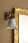Sapho MARSALA lámpa E14 40W, 230V, keramia búrával, bronz MC077