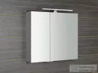 Sapho MIRRÓ tükrösszekrény LED világítással, 80x70x16cm, ezüst tölgy (MC080-0011)