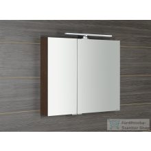   Sapho MIRRÓ tükrösszekrény LED világítással, 80x70x16cm, rusztikus fenyő (MC080-0016)