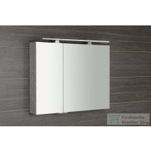   Sapho MIRRÓ tükrösszekrény LED világítással, 90x70x16cm, ezüst tölgy (MC090-0011)