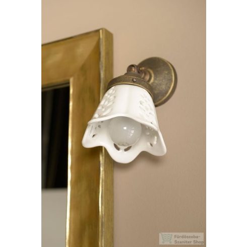 Sapho SORENTO lámpa E14 40W, 230V, keramia búrával, bronz MC098