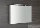 Sapho MIRRÓ tükrösszekrény LED világítással, 100x70x16cm, ezüst tölgy (MC100-0011)