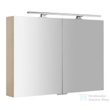   Sapho MIRRÓ tükrösszekrény LED világítással, 100x70x16cm, bardíni szilva (MC100-0013)