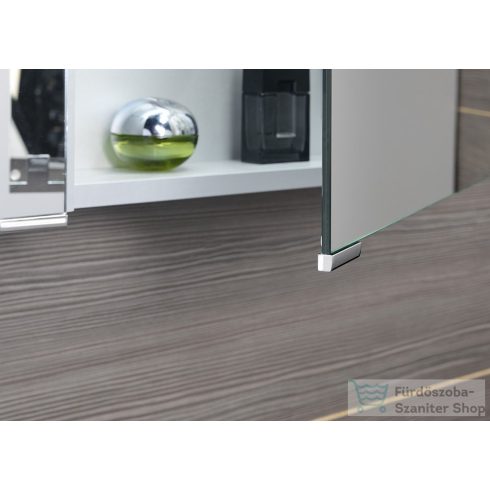 Sapho MIRRÓ tükrösszekrény LED világítással, 100x70x16cm, bardíni szilva (MC100-0013)