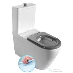   Sapho MEDIC RIMLESS monoblokkos WC, ülőke nélkül, alsó/hátsó kifolyású (MC102)
