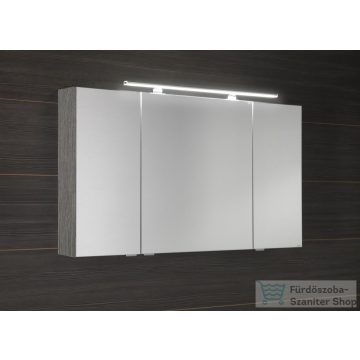   Sapho MIRRÓ tükrösszekrény LED világítással, 120x70x16cm, ezüst tölgy (MC121-0011)