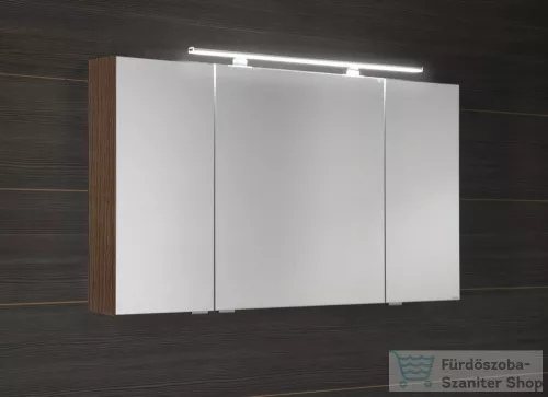 Sapho MIRRÓ tükrösszekrény LED világítással, 120x70x16cm, rusztikus fenyő (MC121-0016)