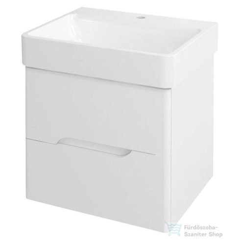 Sapho MEDIENA mosdótartó szekrény, 2 fiókkal, 57x50,7x48,5cm, matt fehér (MD060)